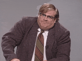 does not approve chris farley GIF