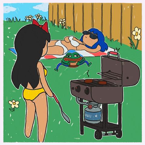 Summer Sun GIF by Ugly Waifu