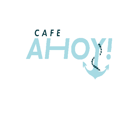 Cafe Ahoy! Sticker