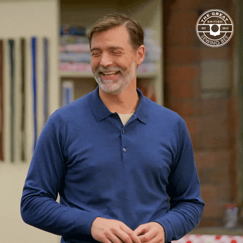 Sewing Bee Lol GIF by The Great British Sewing Bee