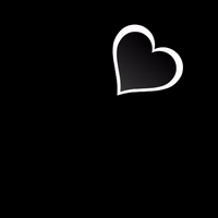 black heart love GIF