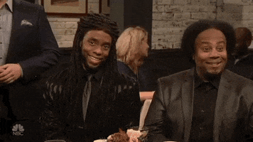 Chadwick Boseman Lol GIF by Saturday Night Live