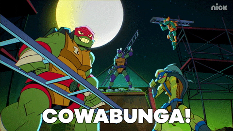 Rise Of The Tmnt Cowabunga GIF by Teenage Mutant Ninja Turtles - Find &...