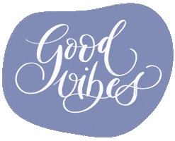 Good Vibes Mood Sticker by Calligrafun