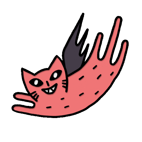 kitty angel Sticker by Mary Delioussina