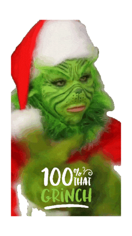 Christmas Grinch Sticker