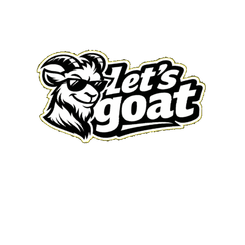 Lets Go Goat Sticker
