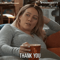 Hilary Duff Thank You GIF by YoungerTV