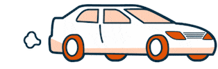 Car Orange Sticker by NYCM Insurance