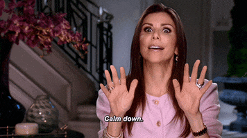 Calm Down Real Housewives Of Orange County GIF