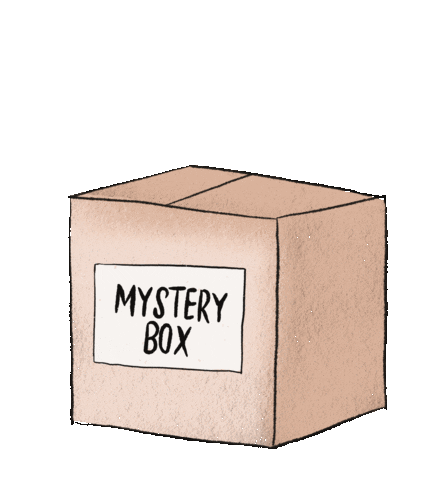 Surprise Mystery Box Sticker by Fettle & Fire for iOS & Android | GIPHY