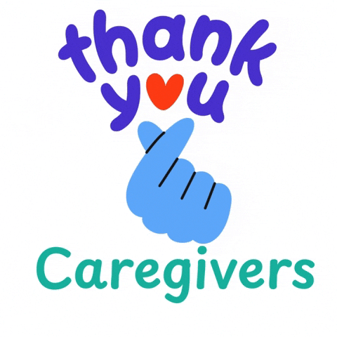 Heart Thank You GIF by Caregiver Careers