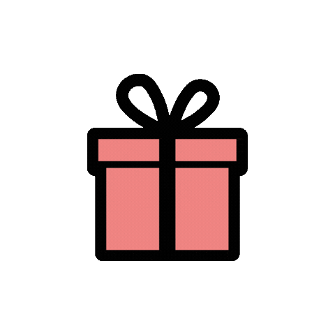 Cadeautje Pink Present Sticker by Inpakken & Weggeven
