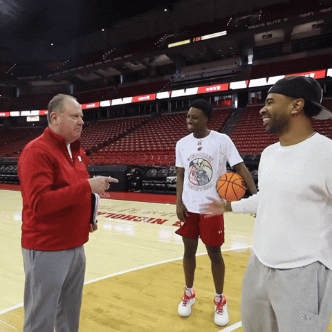 March Madness Handshake GIF by Wisconsin Badgers