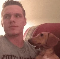 awkward dogs GIF
