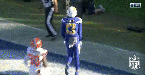 Celebrate Keenan Allen GIF by Los Angeles Chargers Celebrate Keenan Allen GIF by Los Angeles Chargers