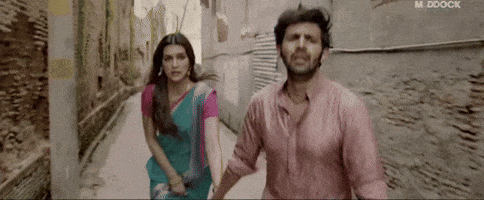 kriti sanon running GIF
