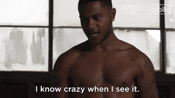 Youre Crazy Double Cross GIF by ALLBLK
