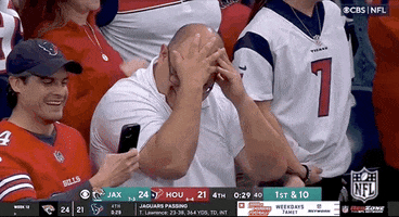 Shocked National Football League GIF by NFL