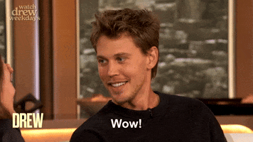 Austin Butler Wow GIF by The Drew Barrymore Show