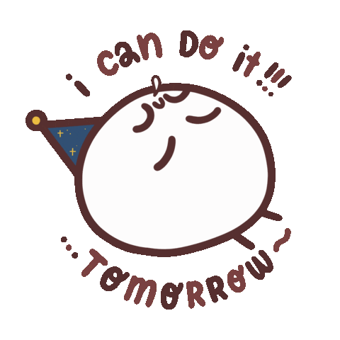 Tired Sticker
