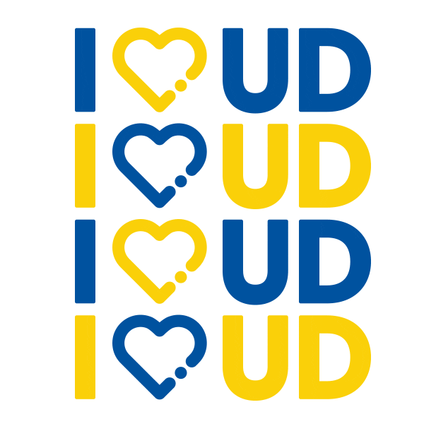 Delaware Ud Sticker by UDel Alumni
