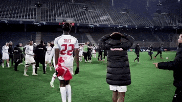 Champions League Dancing GIF by FC Red Bull Salzburg