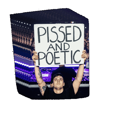 pissedandpoetic Sticker