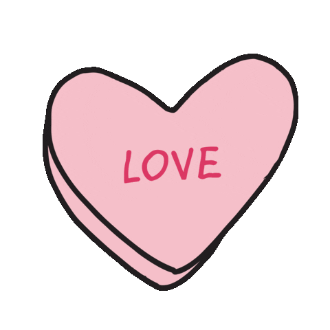 Heart Love Sticker by Darcy Miller
