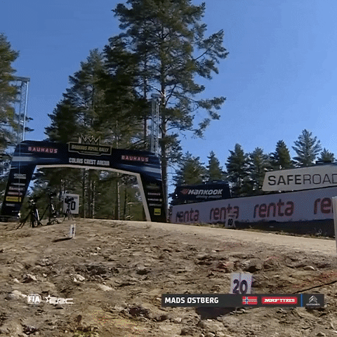 Car Jump GIF by FIA European Rally Championship