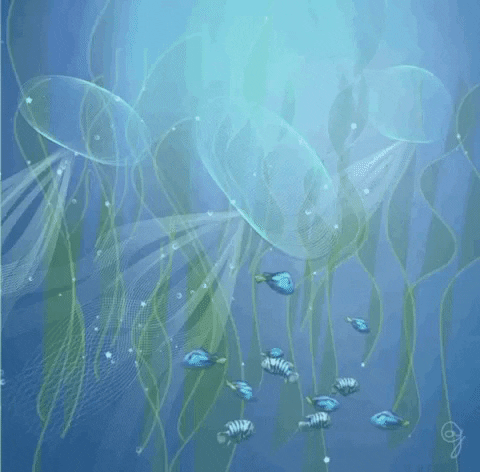transgreaser water ocean sea illustrator GIF