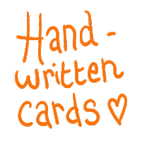 Handwritten Sticker by The Curious Pancake