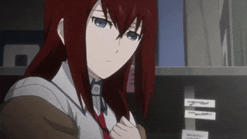 Waving Steins Gate GIF by Funimation