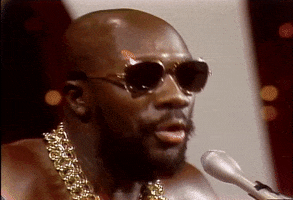 Sexy Black Man GIF by The Official Giphy page of Isaac Hayes