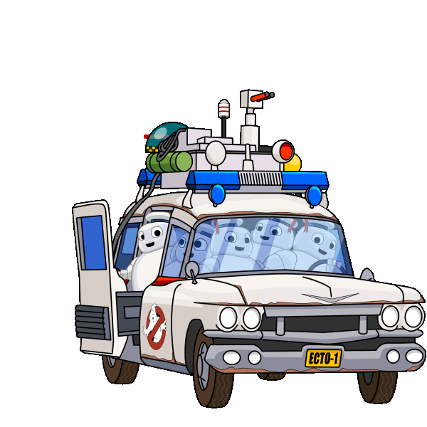 Fun Driving Sticker by Ghostbusters