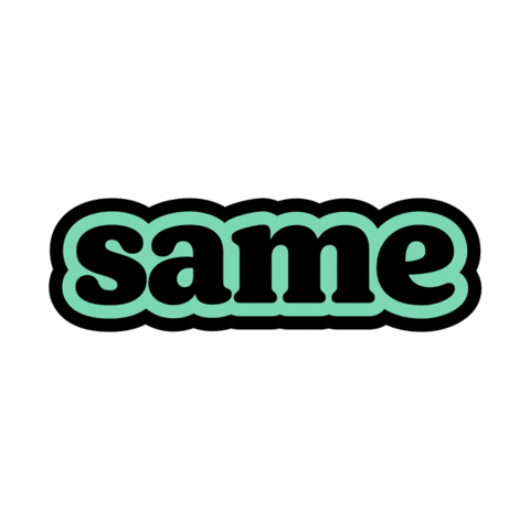 Hard Agree Me Too Sticker by Drops App