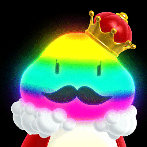 Rainbow Kinoko GIF