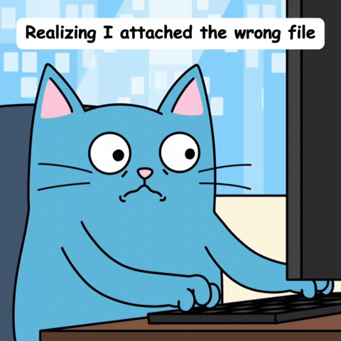 Blue Cat Nopecat GIF