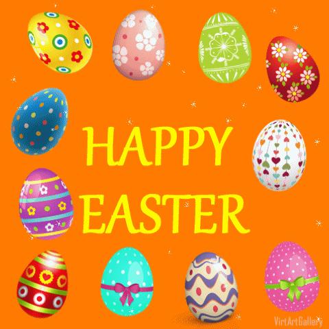Happy Easter Eggs GIF