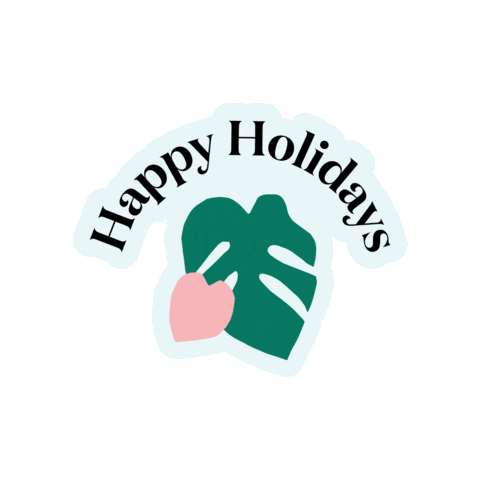 Plants Happy Holidays Sticker by The Sill