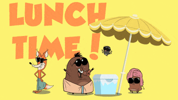 Hungry Beach Day GIF by ZIP ZIP