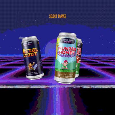 Retro Geek Craft Beer GIF