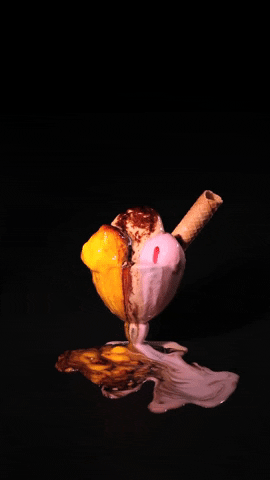 Disappointed Ice Cream GIF by Thalia de Jong