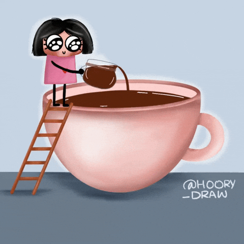 Pink Coffee GIF