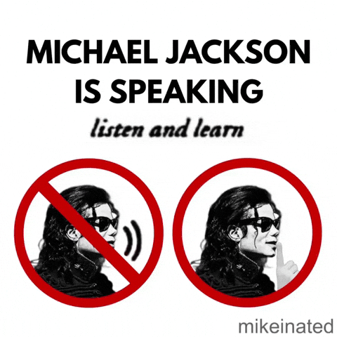 Speaking Michael Jackson GIF