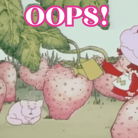 Strawberry Field Oops GIF by Strawberry Shortcake