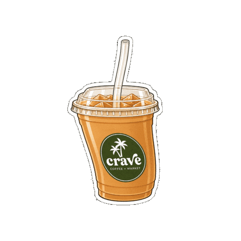 Crave Coffee and Market Sticker