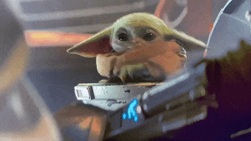 Baby Yoda Hide Gifs Get The Best Gif On Giphy