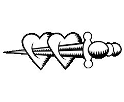 True Love Hearts Sticker