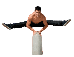 Handstand Sticker by Training Shoes